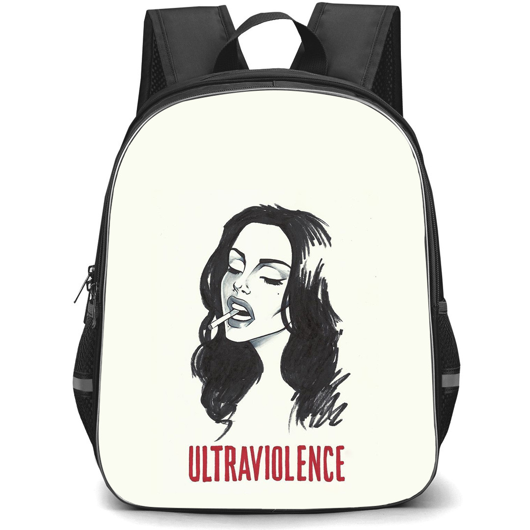 Lana Del Rey Backpack StudentPack - Lana Del Rey Ultraviolence Illustration