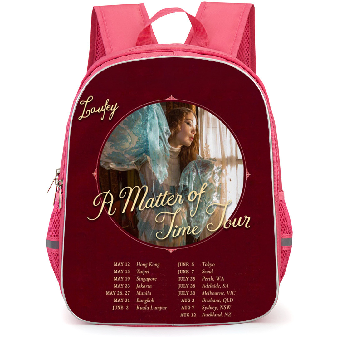 Laufey Backpack School Bag StudentPack - Laufey A Matter Of Time Tour Poster