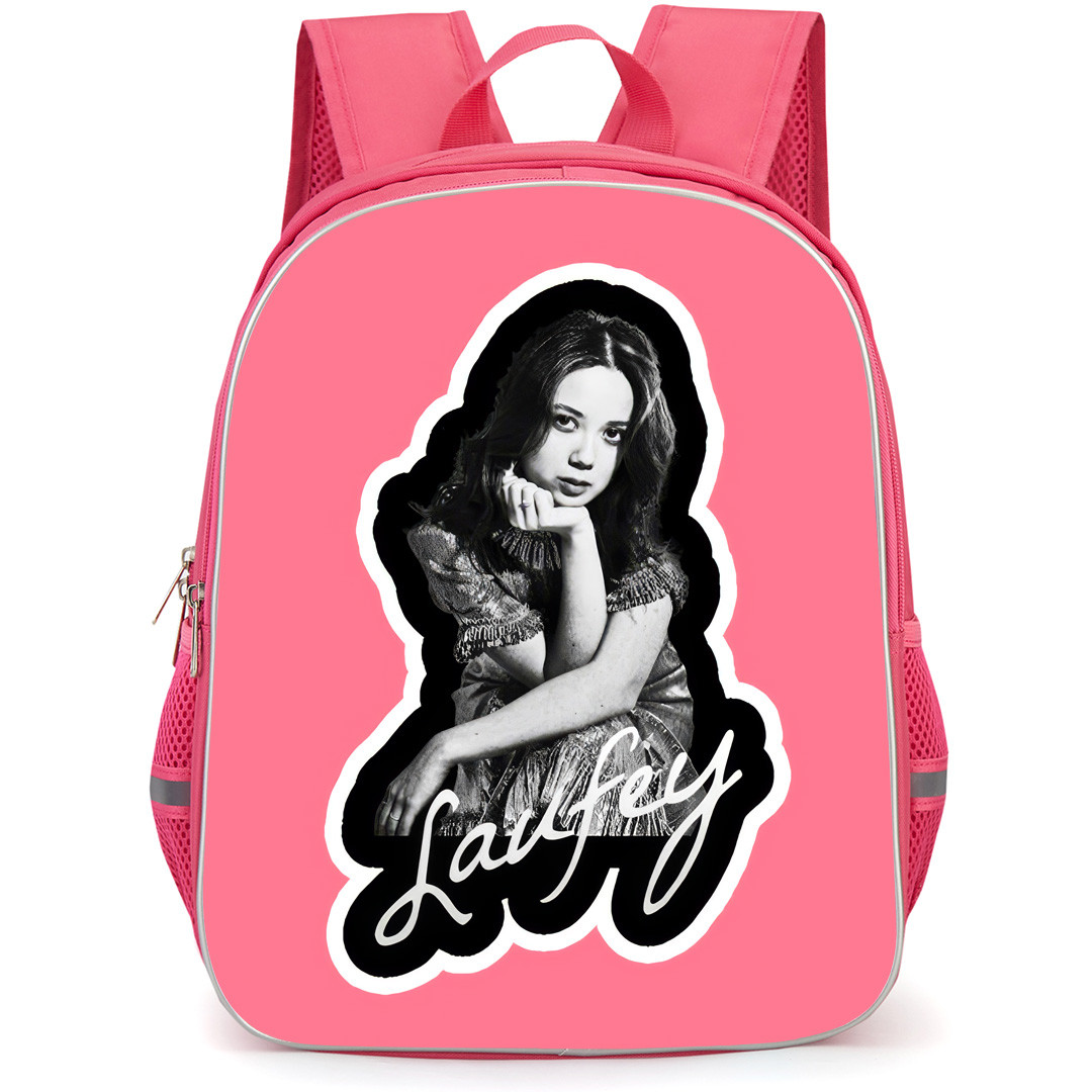 Laufey Backpack School Bag StudentPack - Laufey Black And White Sticker