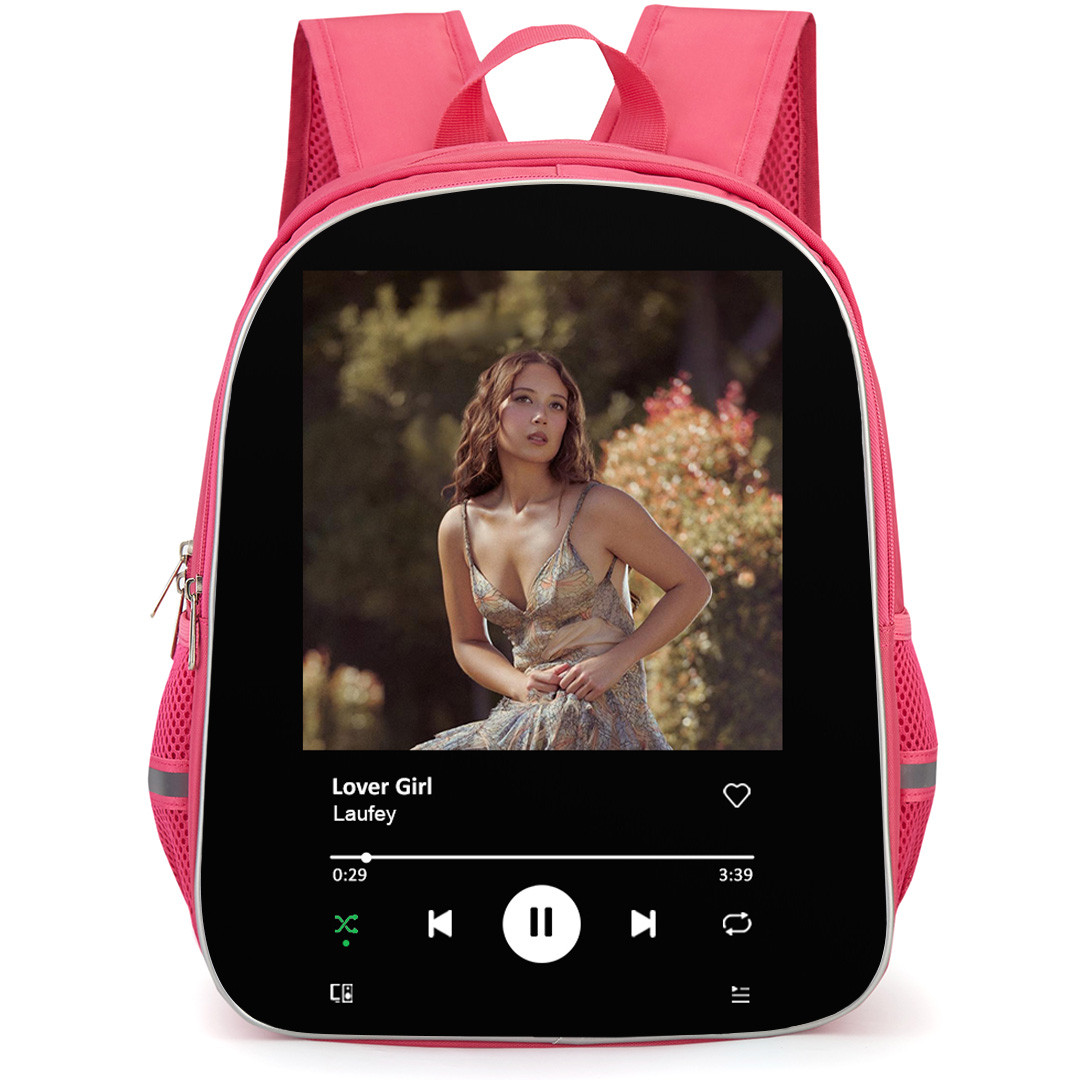 Laufey Backpack School Bag StudentPack - Laufey Lover Girl Cover Spotify Library Poster