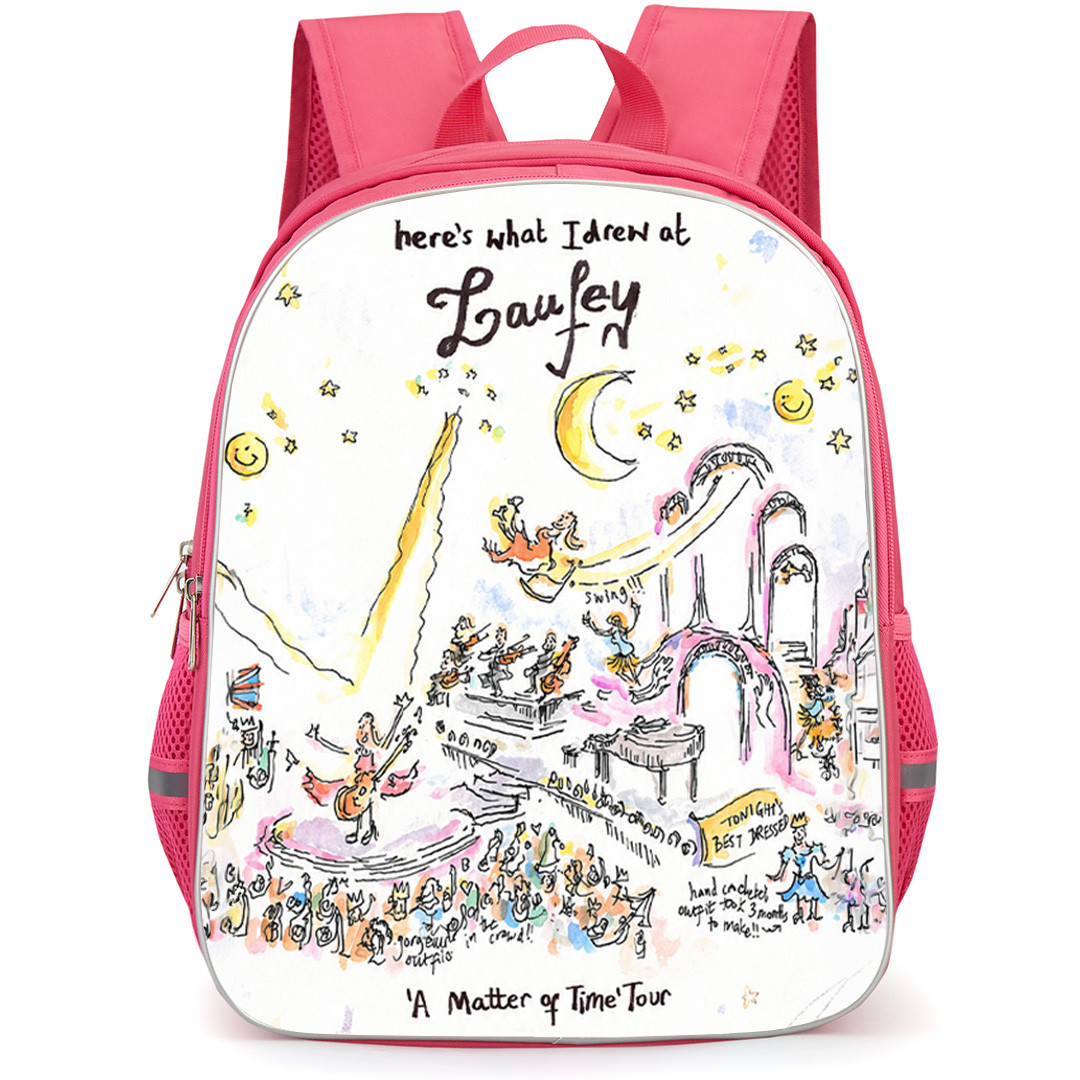 Laufey Backpack School Bag StudentPack - Laufey A Matter Of Time Tour Art Poster