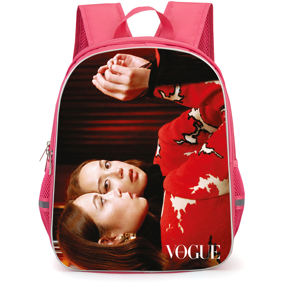 Laufey Backpack School Bag StudentPack - Laufey Vogue Magazine Reflection Poster