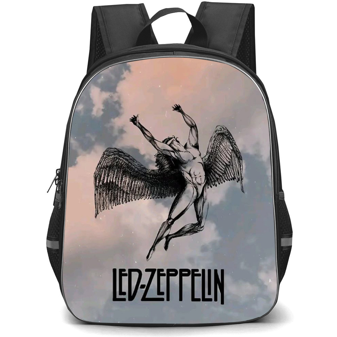 Led Zeppelin Backpack School Bag StudentPack - Fallen Angel Band Poster