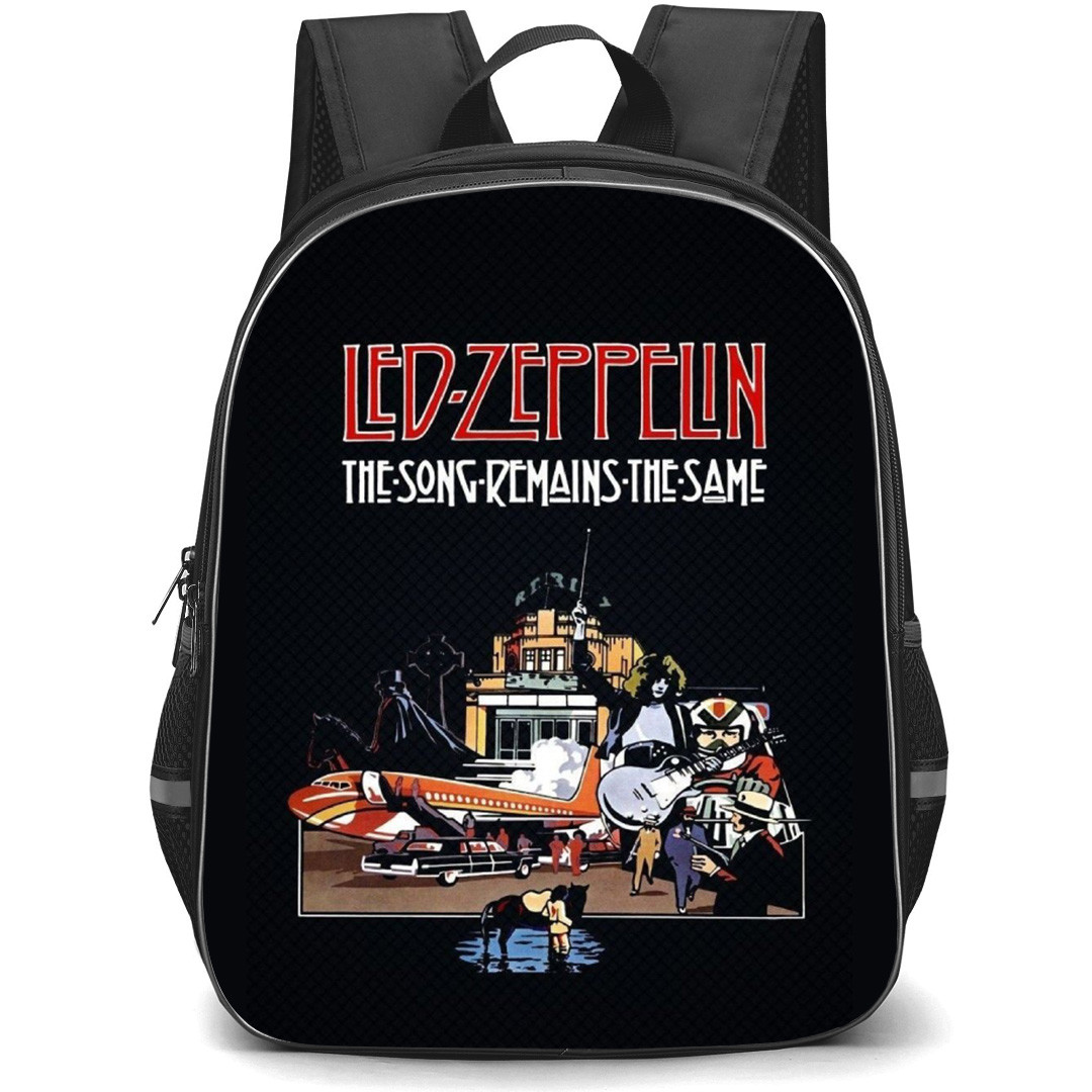 Led Zeppelin Backpack School Bag StudentPack - Song Remain The Same Poster