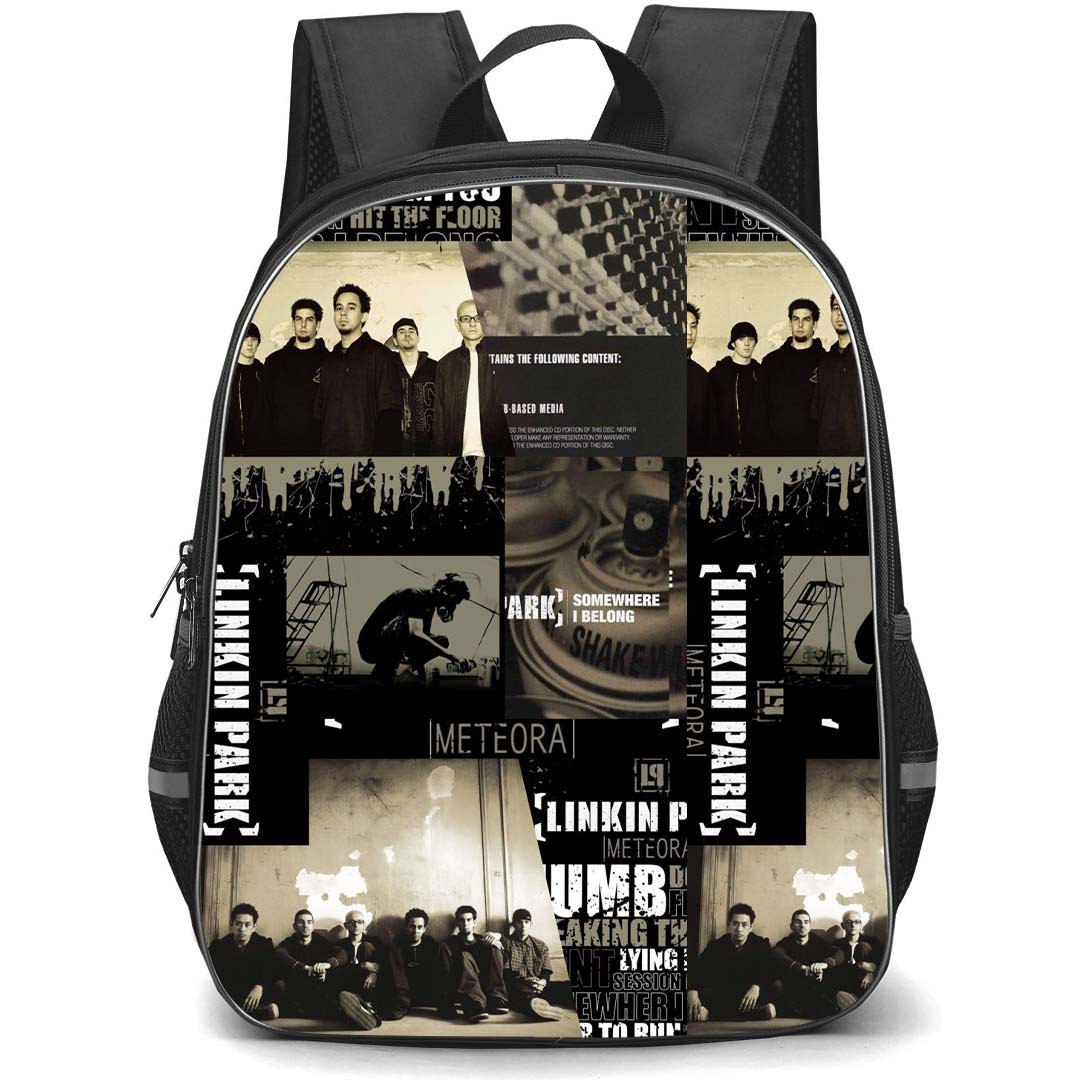 Linkin Park Backpack StudentPack - Linkin Park Album Cover Collage Poster