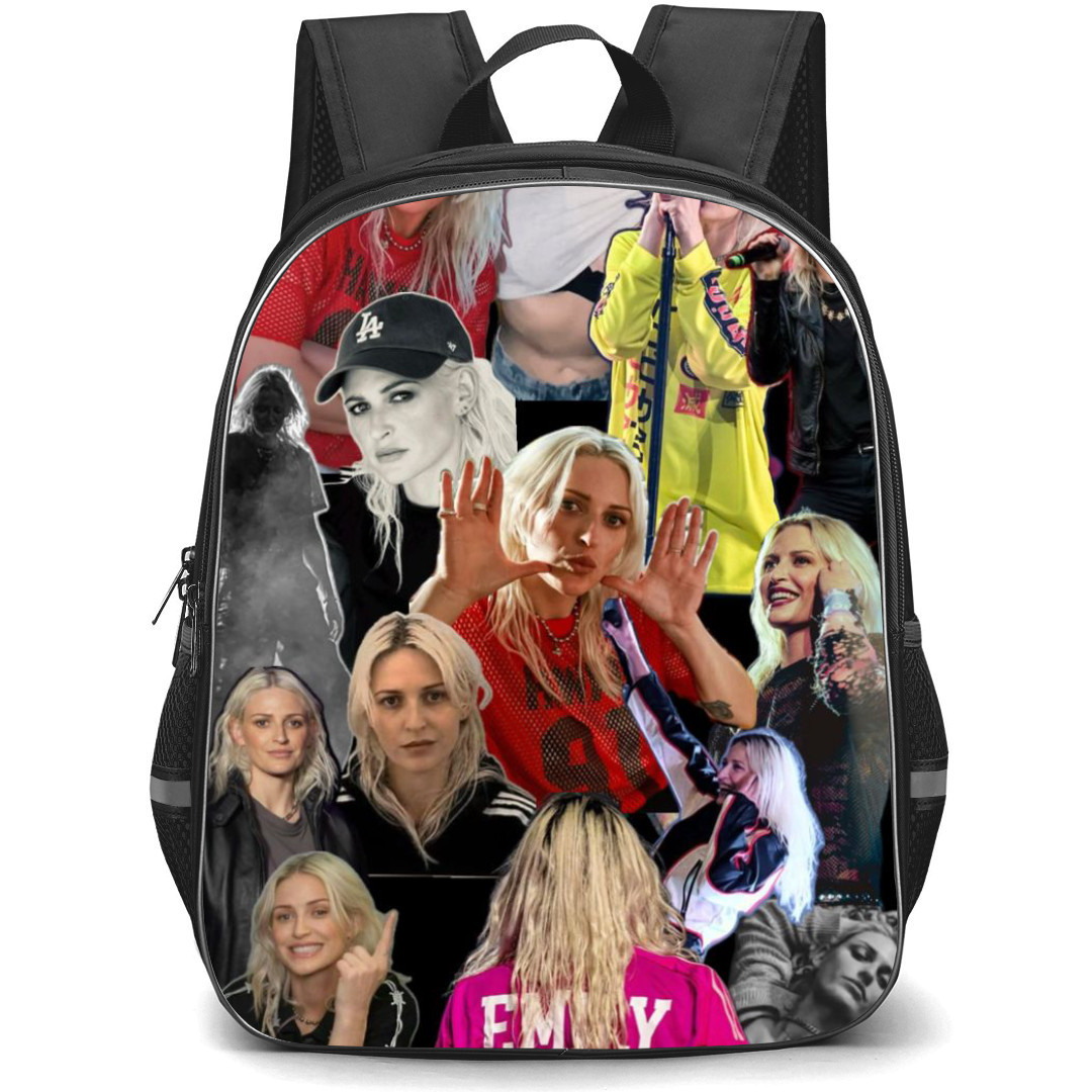 Linkin Park Emily Armstrong Backpack StudentPack - Emily Armstrong Collage