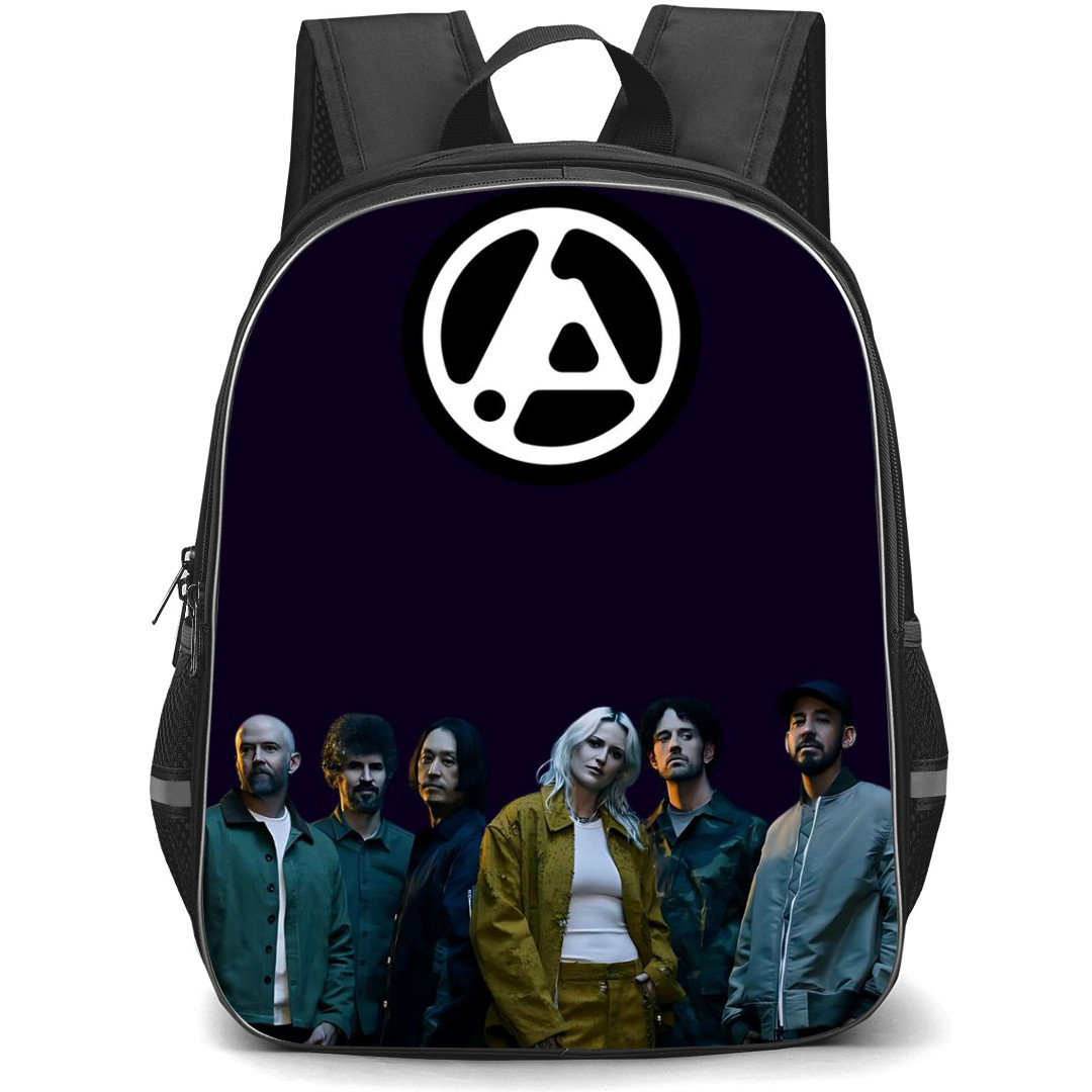 Linkin Park Backpack StudentPack - Linkin Park Group Standing Background