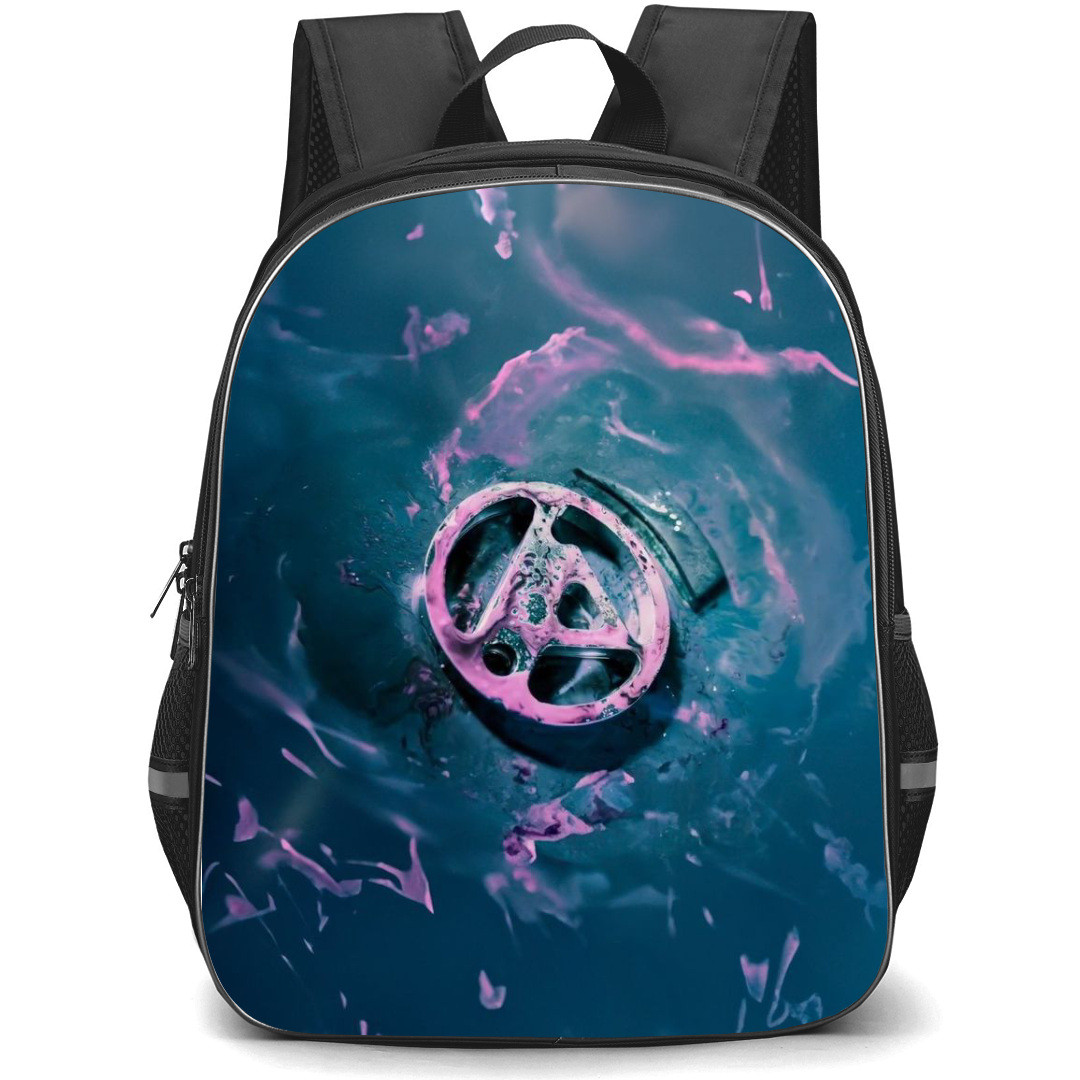 Linkin Park Backpack StudentPack - Linkin Park Logo in Water Background