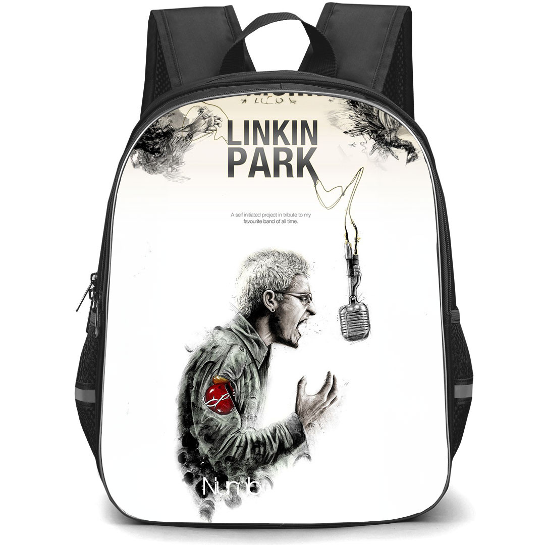 Linkin Park Backpack StudentPack - Linkin Park Musical Illustration Art
