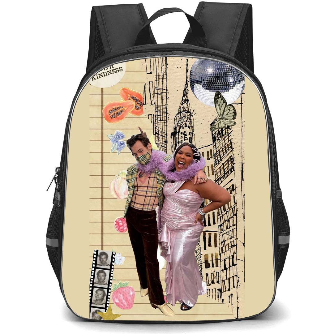 Lizzo Backpack StudentPack - Lizzo And Harry Lakeleighs Shuffle Poster