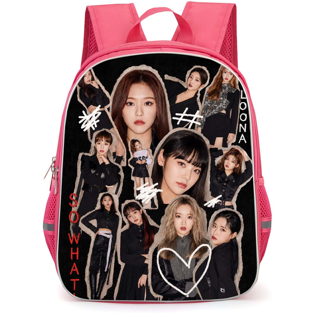 Loona Backpack School Bag StudentPack - Loona Collage So What