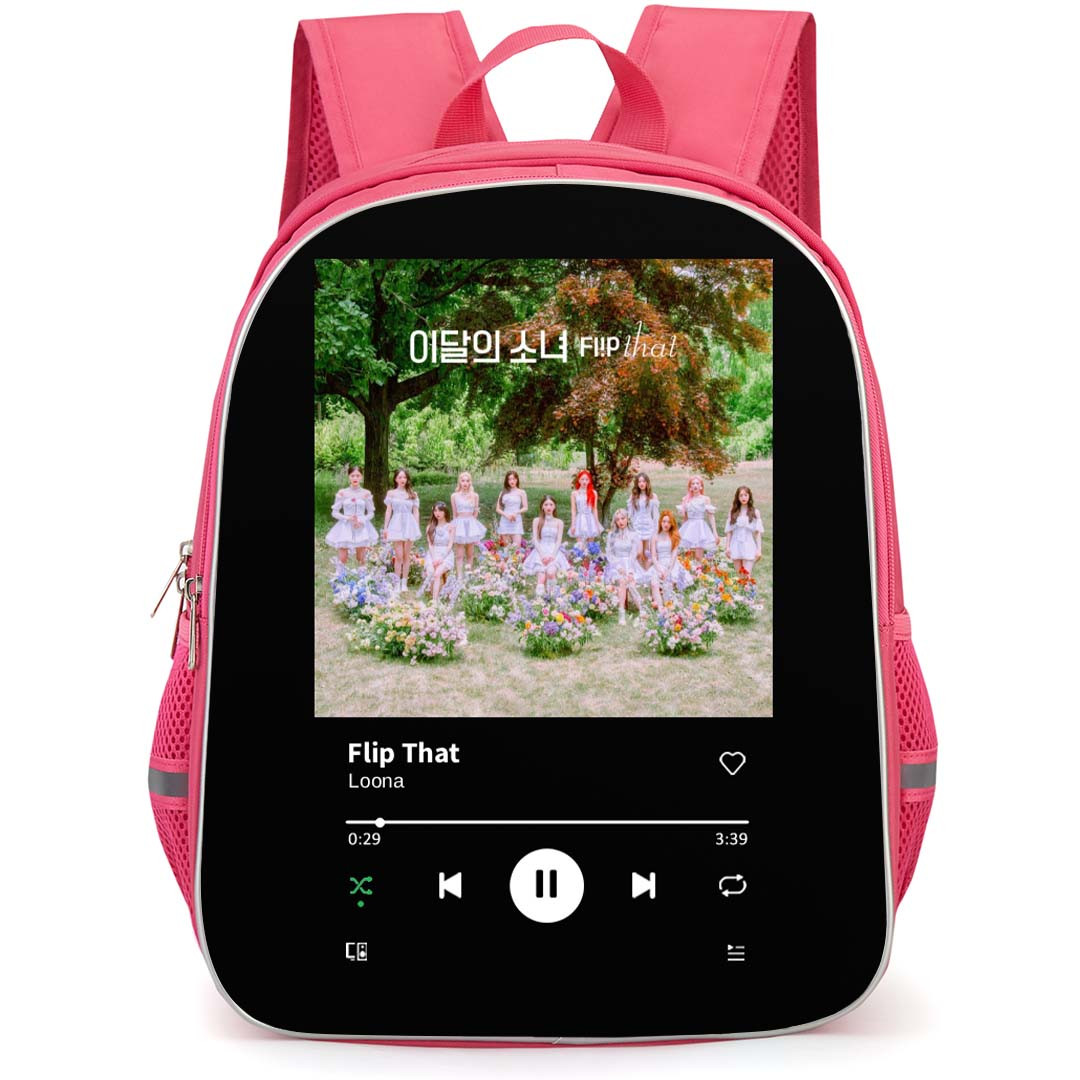 Loona Backpack School Bag StudentPack - Loona Flip That Album Cover