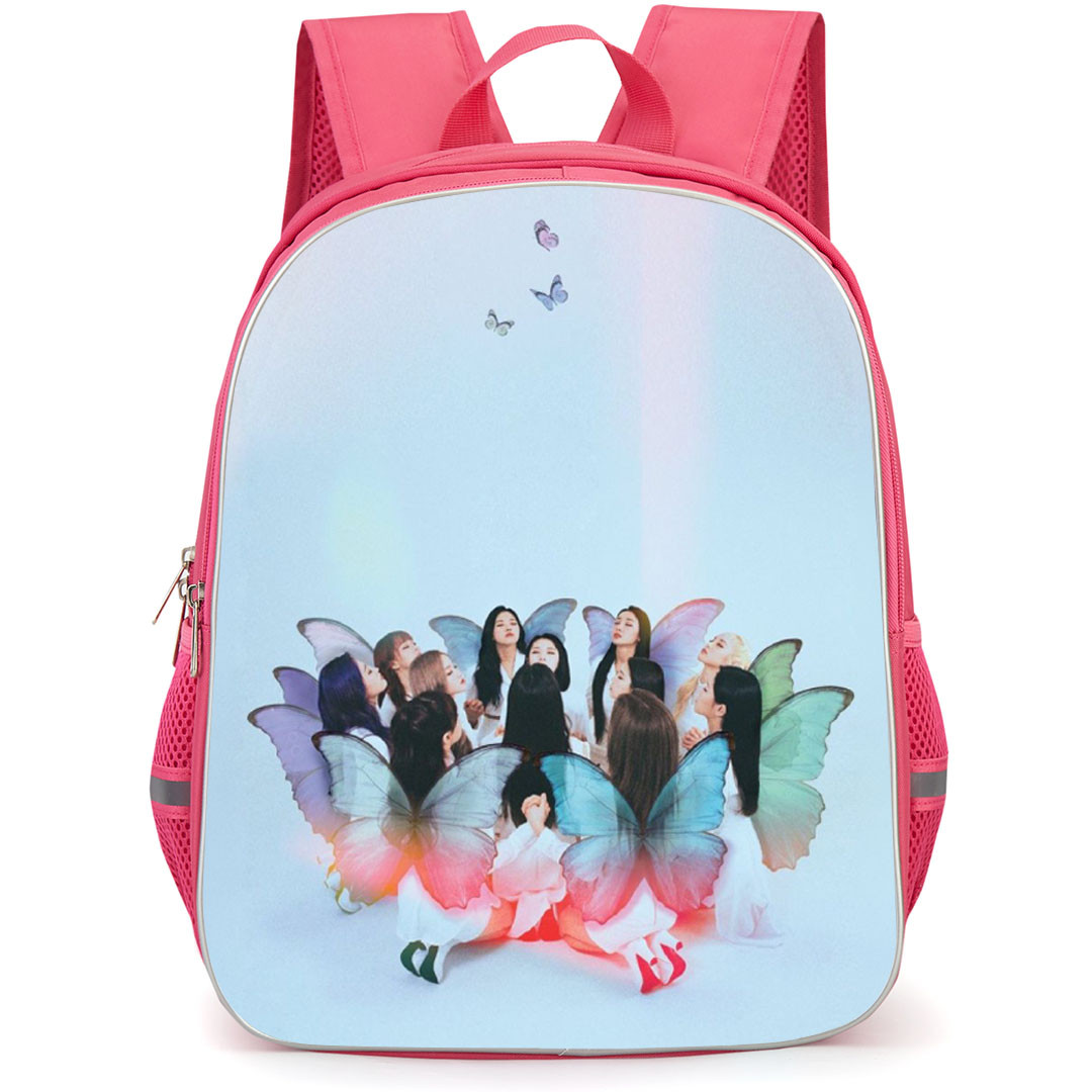 Loona Backpack School Bag StudentPack - Loona Group Portrait Wearing Butterfly Wings