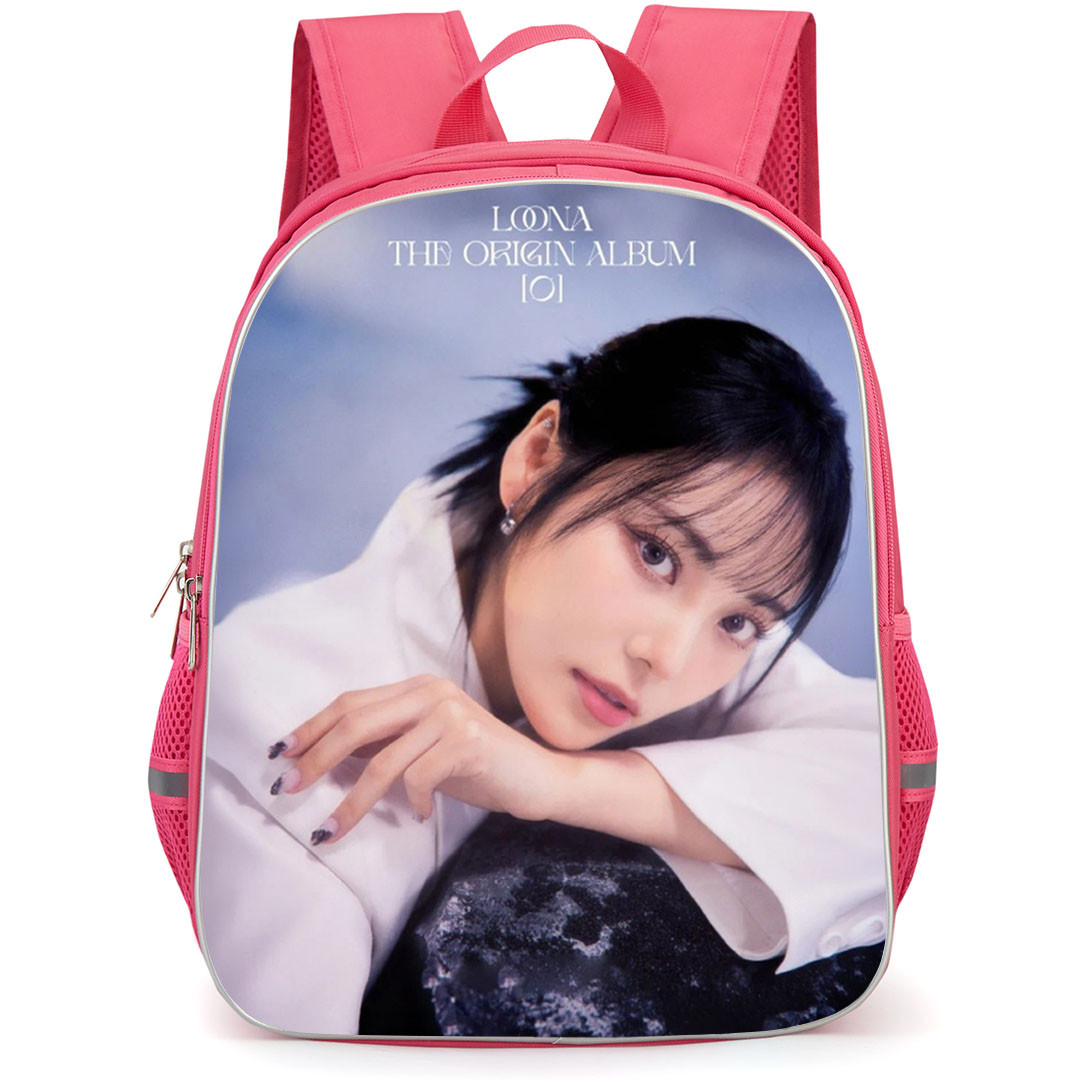 Loona Backpack School Bag StudentPack - Loona JinSoul Side Portrait The Origin Album [0]
