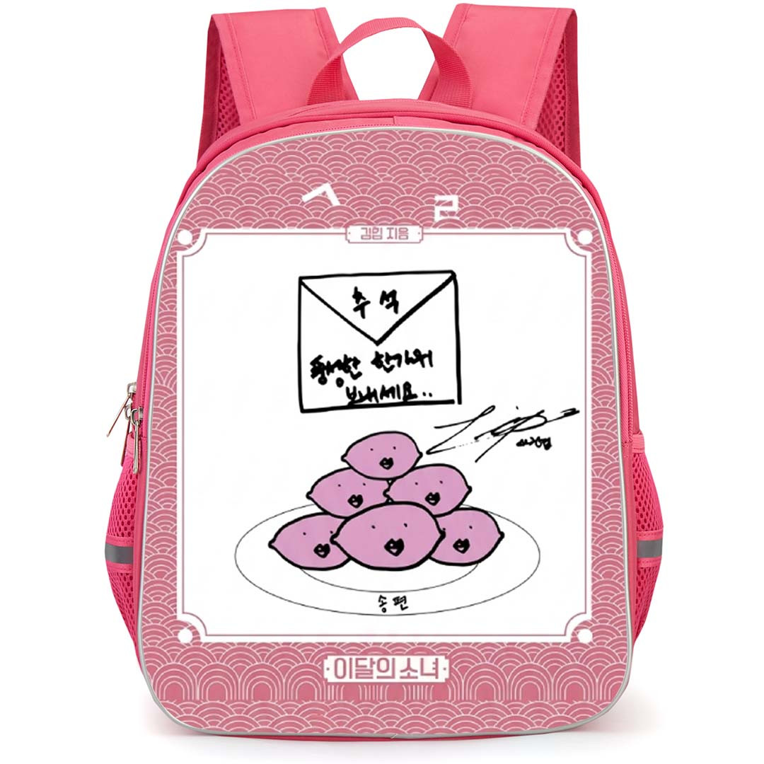 Loona Backpack School Bag StudentPack - Loona Kim Lip Drawing Greeting Card
