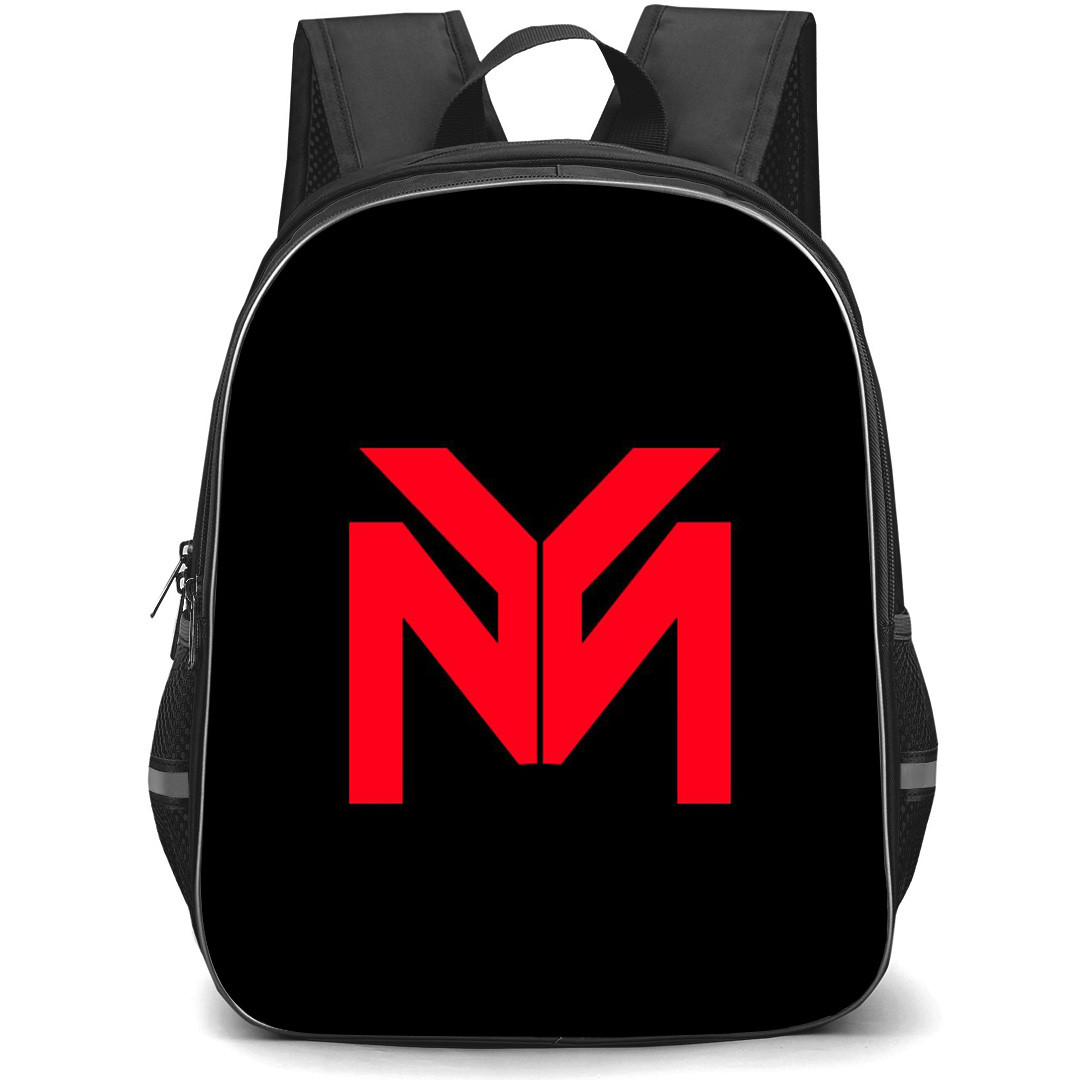 Lil Wayne Backpack StudentPack - Lil Wayne Young Money Entertainment Logo On Black Background
