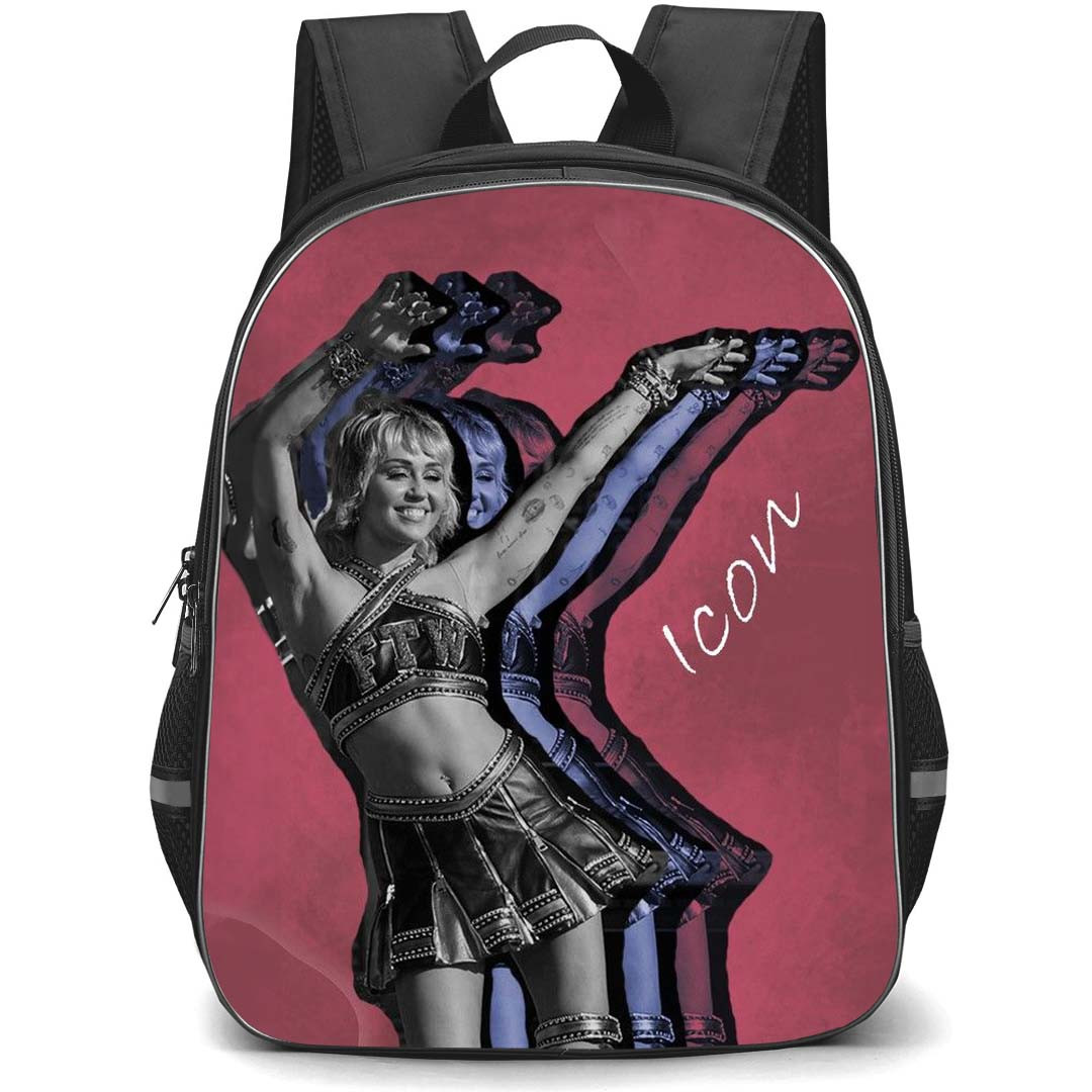 Miley Cyrus Backpack StudentPack - Miley Cyrus Dancing Grayscale