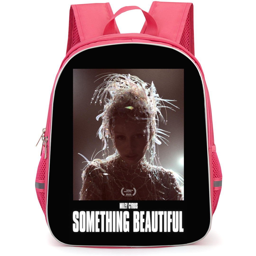 Miley Cyrus Backpack School Bag StudentPack - Miley Cyrus Something Beautiful Poster