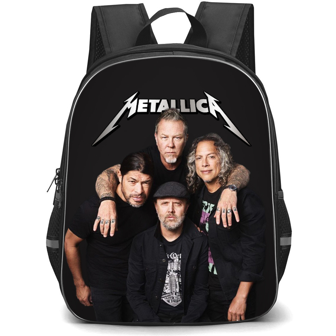 Metallica Backpack StudentPack - Metallica Group Hug Portrait Black Background