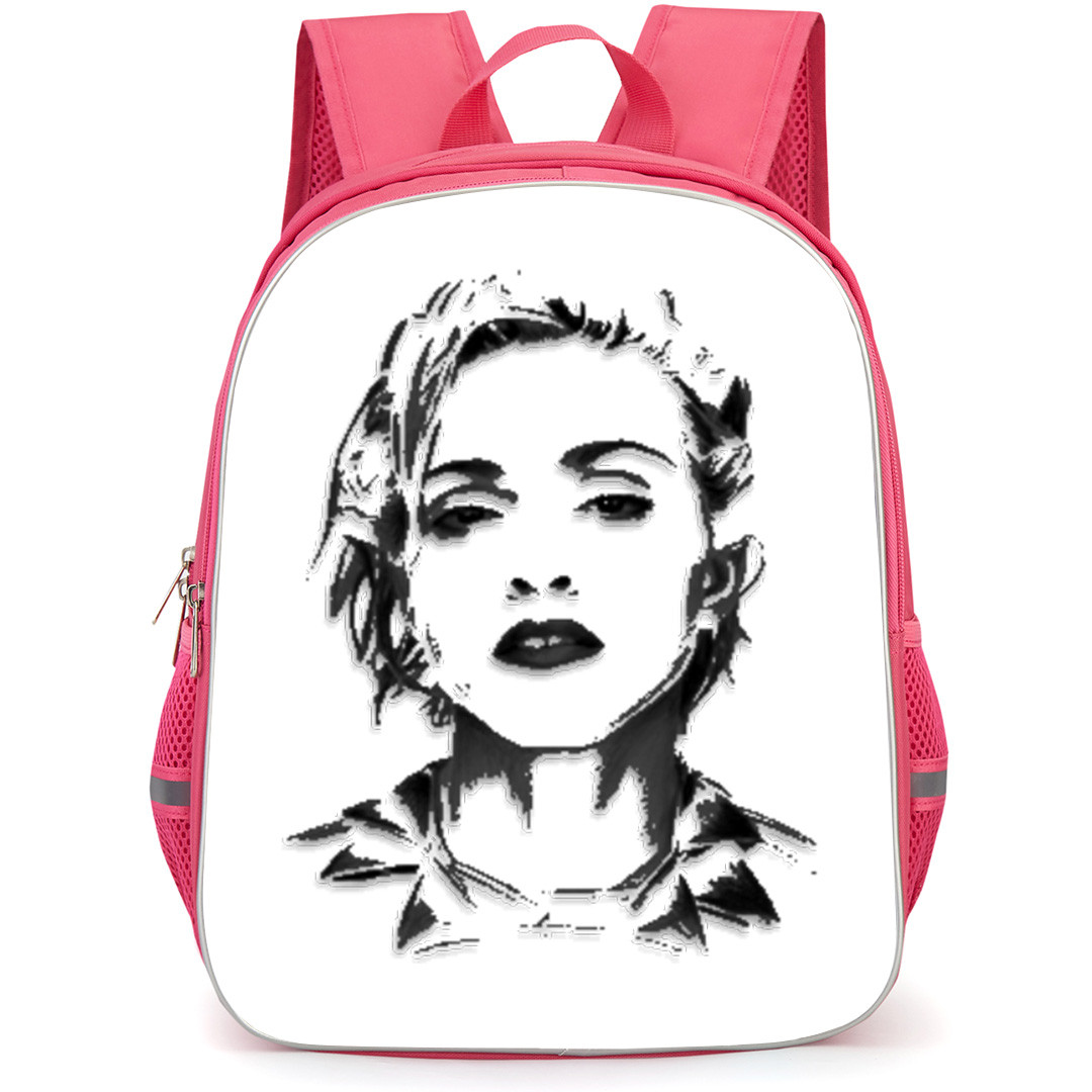 Madonna Backpack School Bag StudentPack - Madonna Black And White Avatar