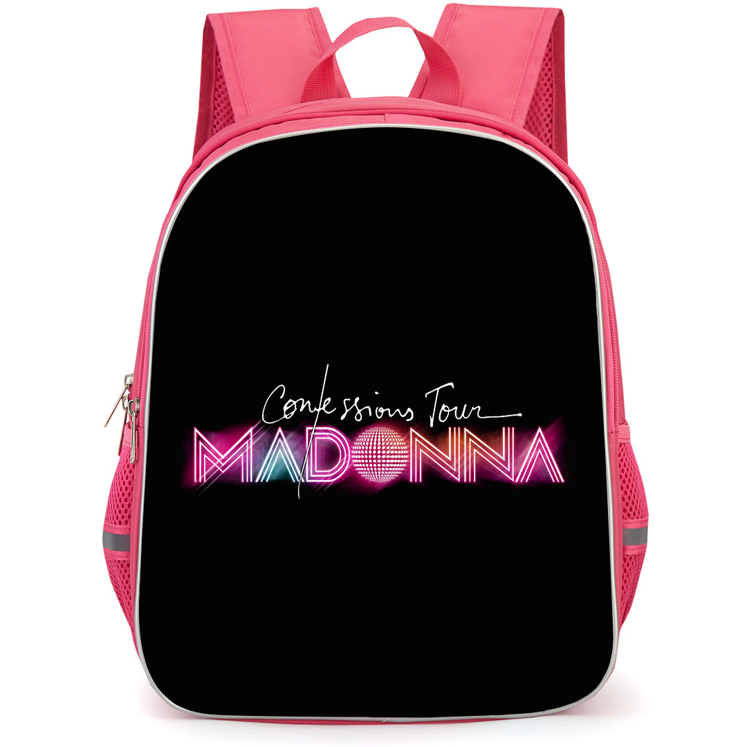Madonna Backpack StudentPack - Madonna Confessions Tour Madonna Neon Effect Logo