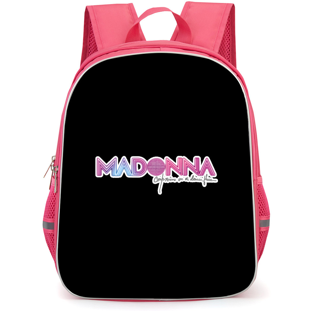 Madonna Backpack School Bag StudentPack - Madonna Confessions On A Dance Floor Pink Logo