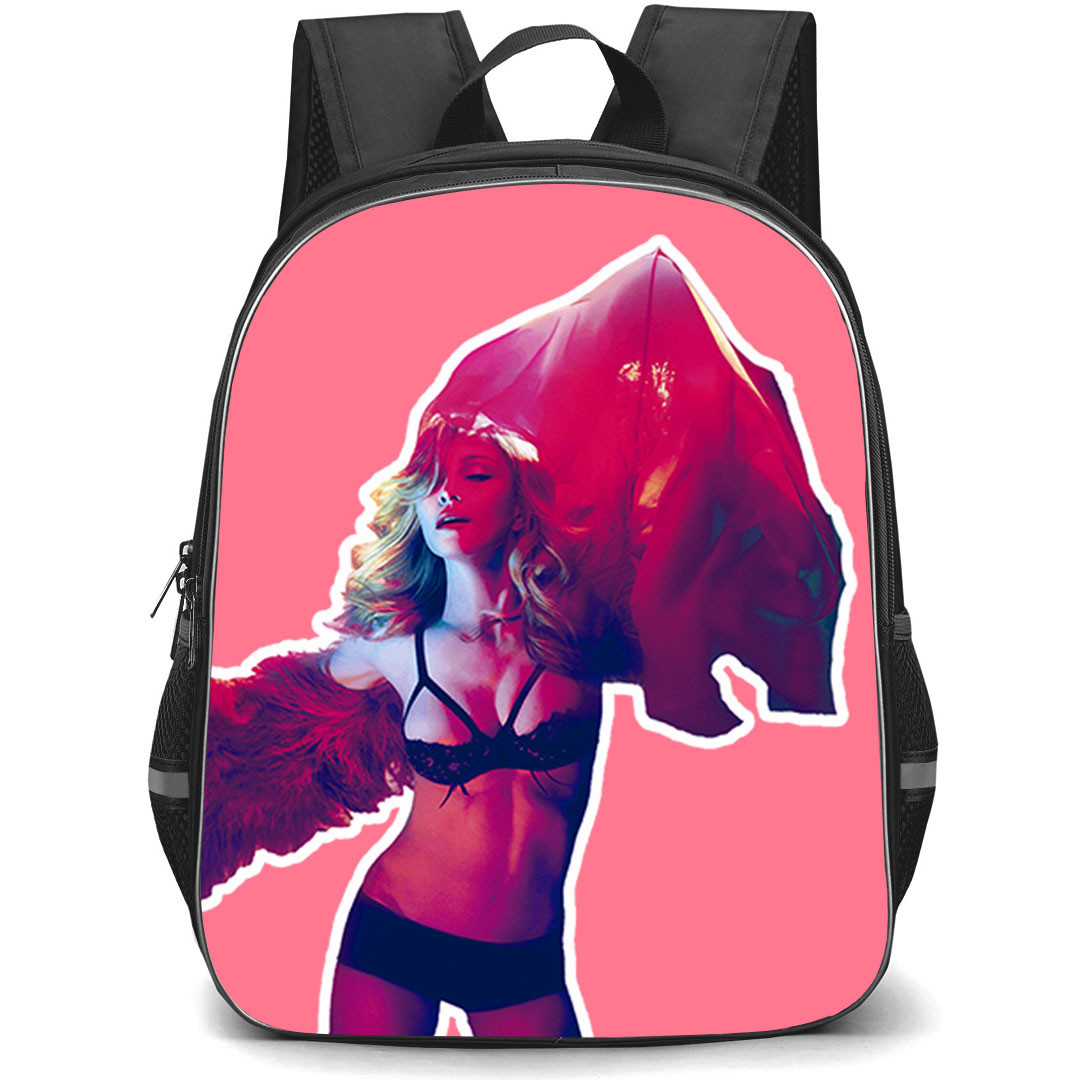 Madonna Backpack School Bag StudentPack - Madonna Dancing Sticker Art