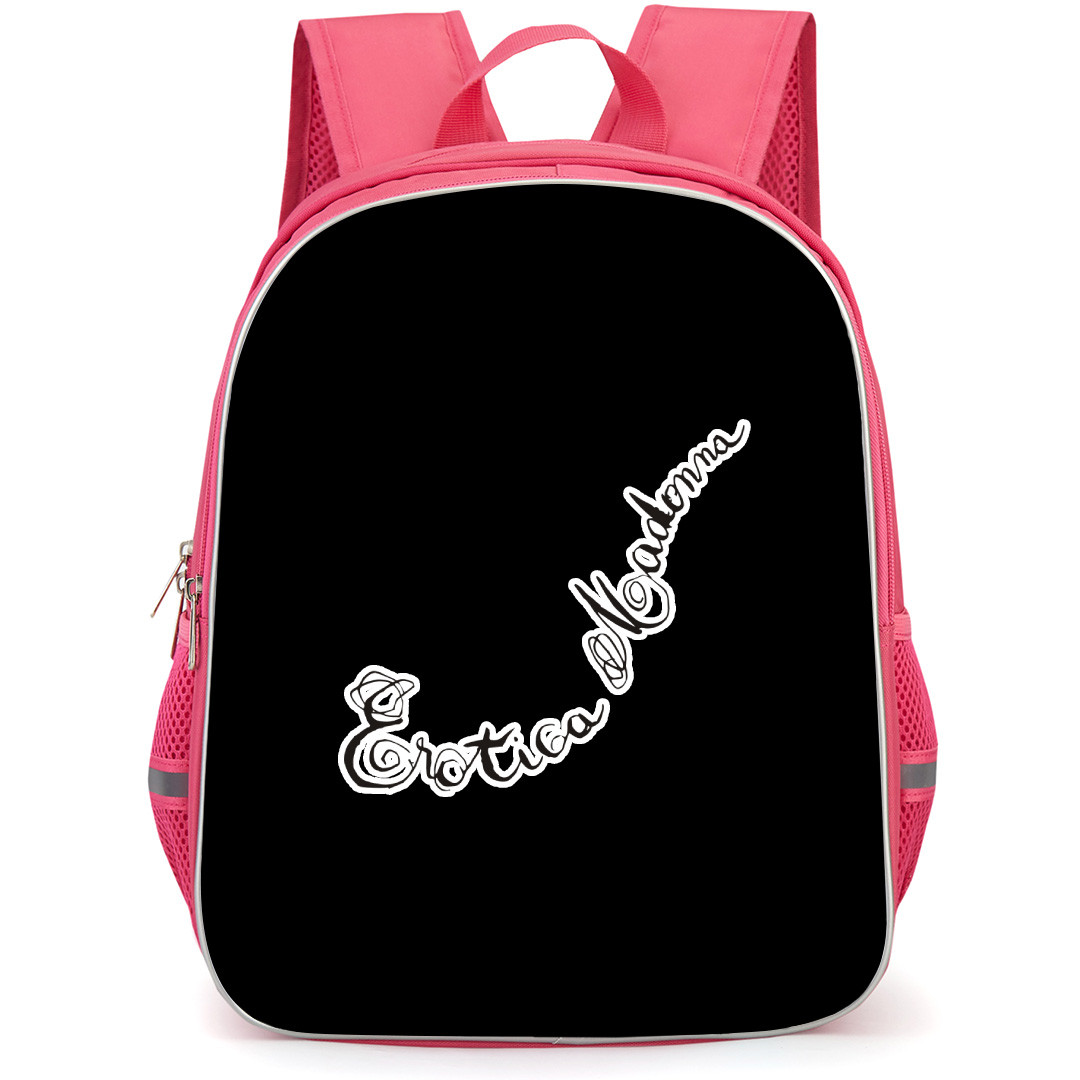 Madonna Backpack School Bag StudentPack - Madonna Erotica Black Logo