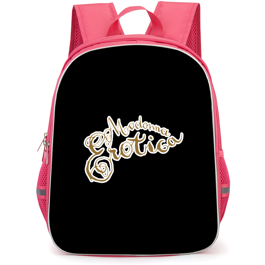 Madonna Backpack School Bag StudentPack - Madonna Erotica Brown Logo