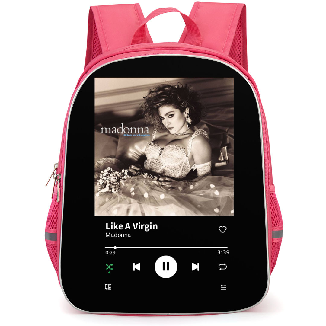 Madonna Backpack School Bag StudentPack - Madonna Like A Virgin Album Cover