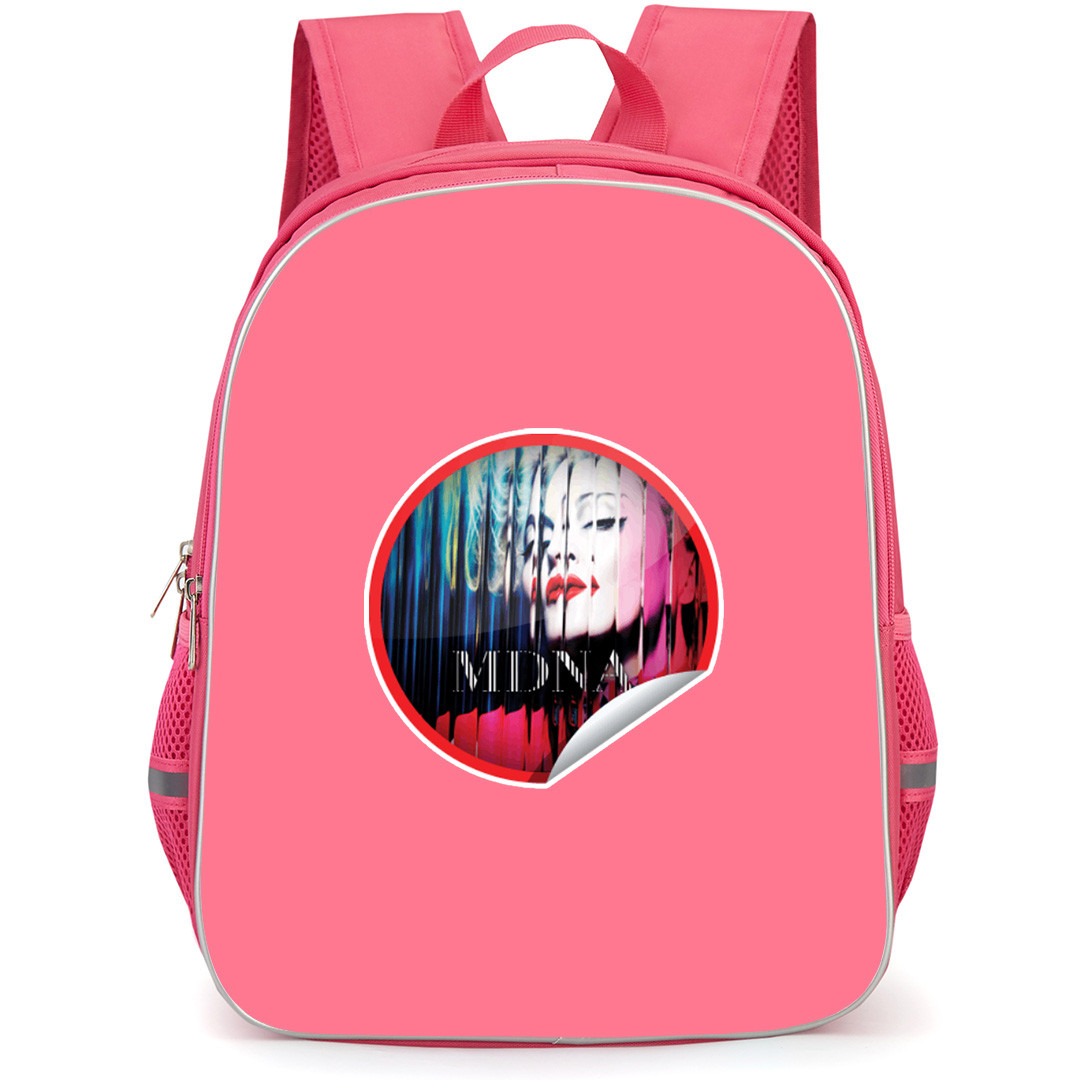 Madonna Backpack School Bag StudentPack - Madonna MDNA Sticker Art