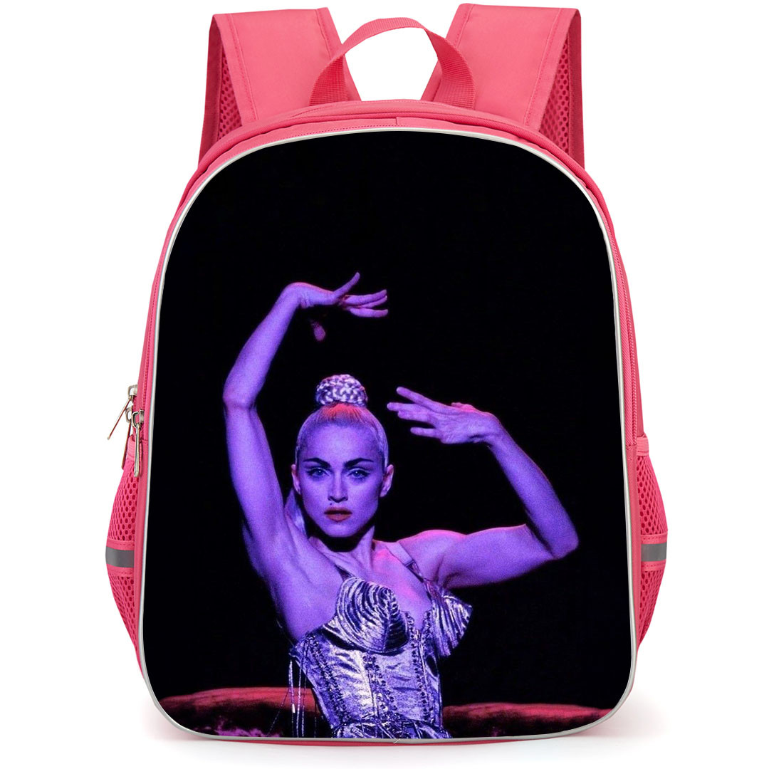 Madonna Backpack StudentPack - Madonna Performing On Stage Poster