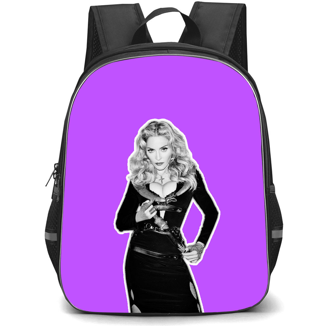 Madonna Backpack StudentPack - Madonna Standing Grayscale Sticker
