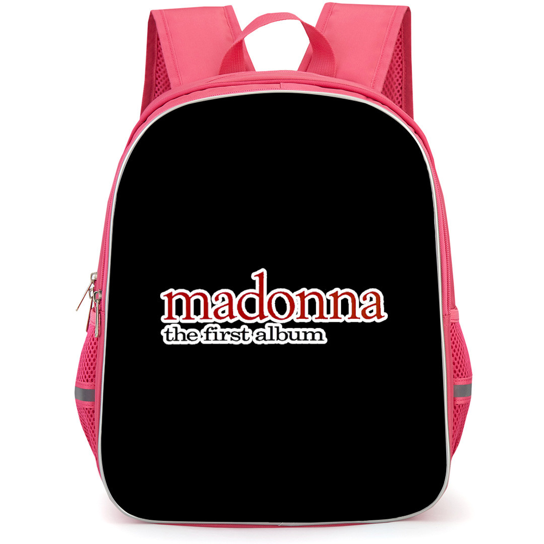 Madonna Backpack School Bag StudentPack - Madonna The First Album Red Logo