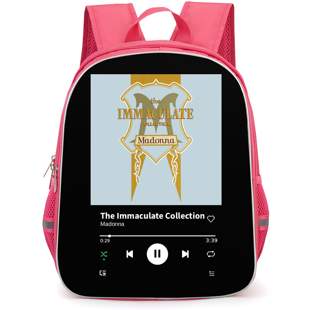 Madonna Backpack School Bag StudentPack - Madonna The Immaculate Collection Album Cover
