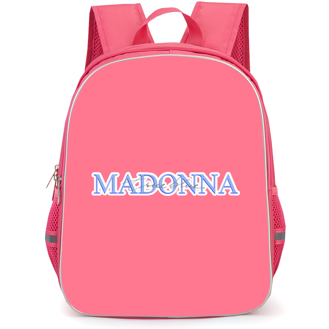 Madonna Backpack School Bag StudentPack - Madonna True Blue Logo