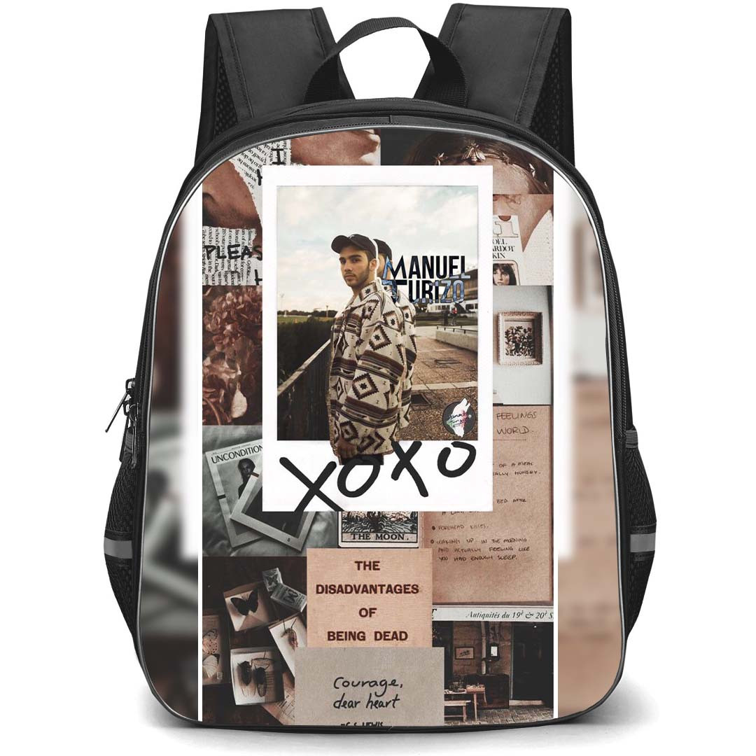 Manuel Turizo Backpack StudentPack - Manuel Turizo The Disadvantages of Being Dead Collage Poster
