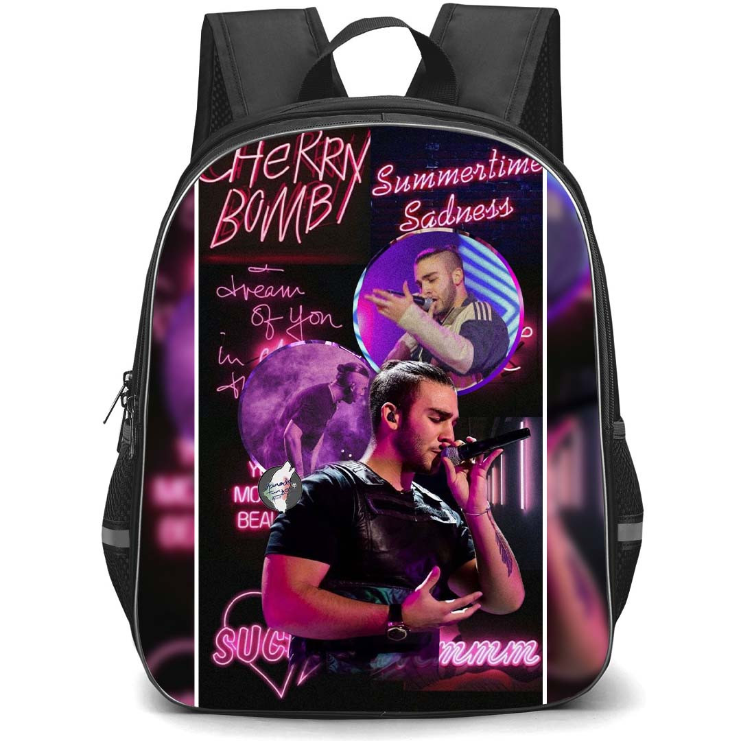 Manuel Turizo Backpack StudentPack - Manuel Turizo Performs Summertime Sadness Neon Effect Poster