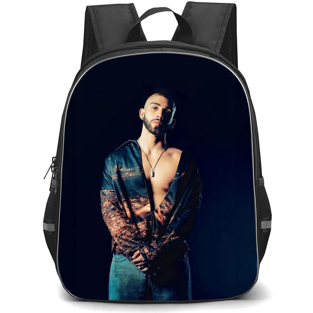 Manuel Turizo Backpack StudentPack - Manuel Turizo Standing Portrait On Dark Background