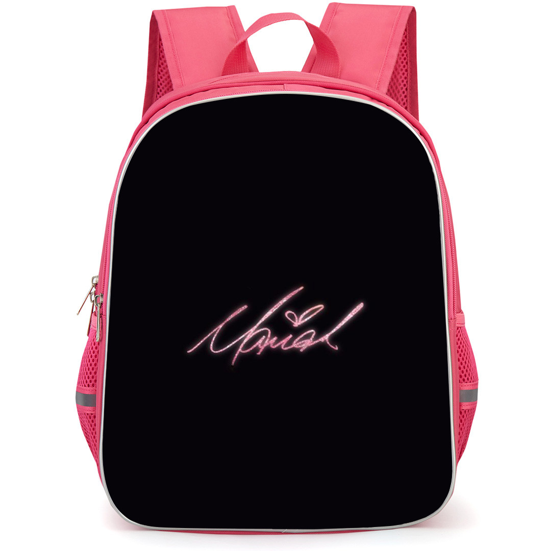Mariah Carey Backpack StudentPack - Mariah Carey Signature On Black Background