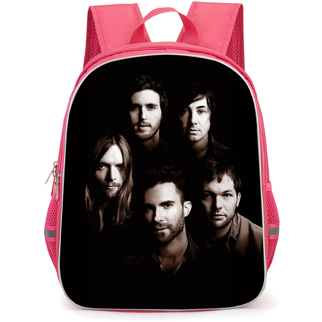 Maroon 5 Backpack StudentPack - Maroon 5 Group Grayscale Portrait Poster