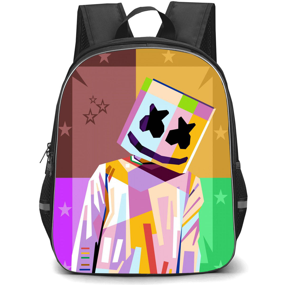 Marshmello Backpack StudentPack - Marshmello PopArt Style Poster