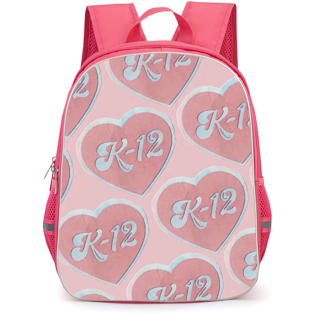 Melanie Martinez Backpack StudentPack - Melanie Martinez Holding Feeder On Pink Background