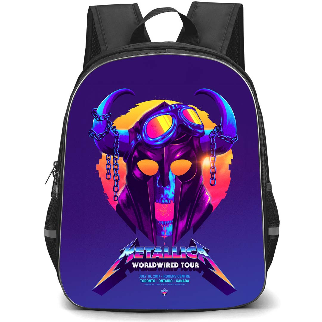 Metallica Backpack StudentPack - Metallica World Wired Tour 2017 Poster