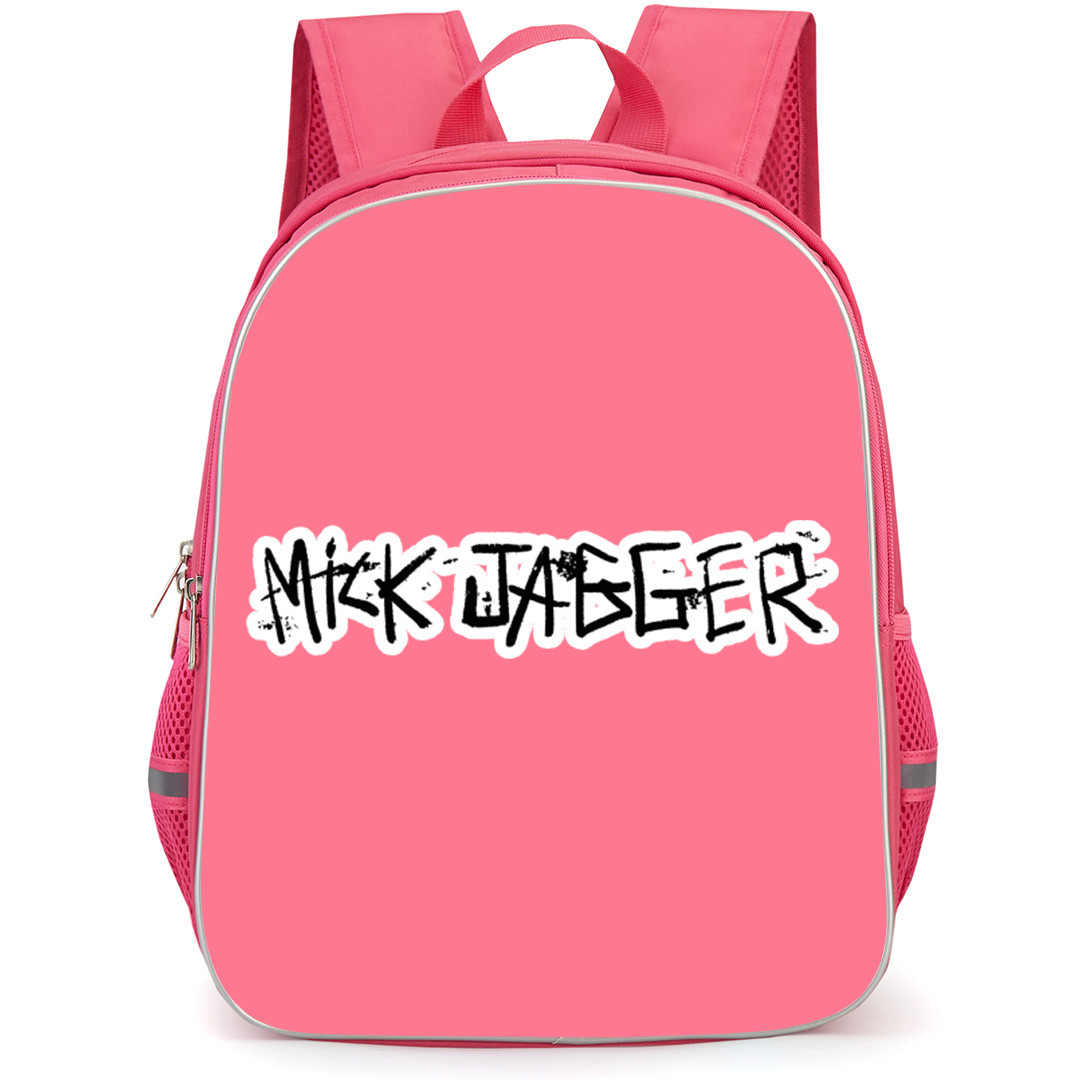 Mick Jagger Backpack School Bag StudentPack - Mick Jagger Black Logo
