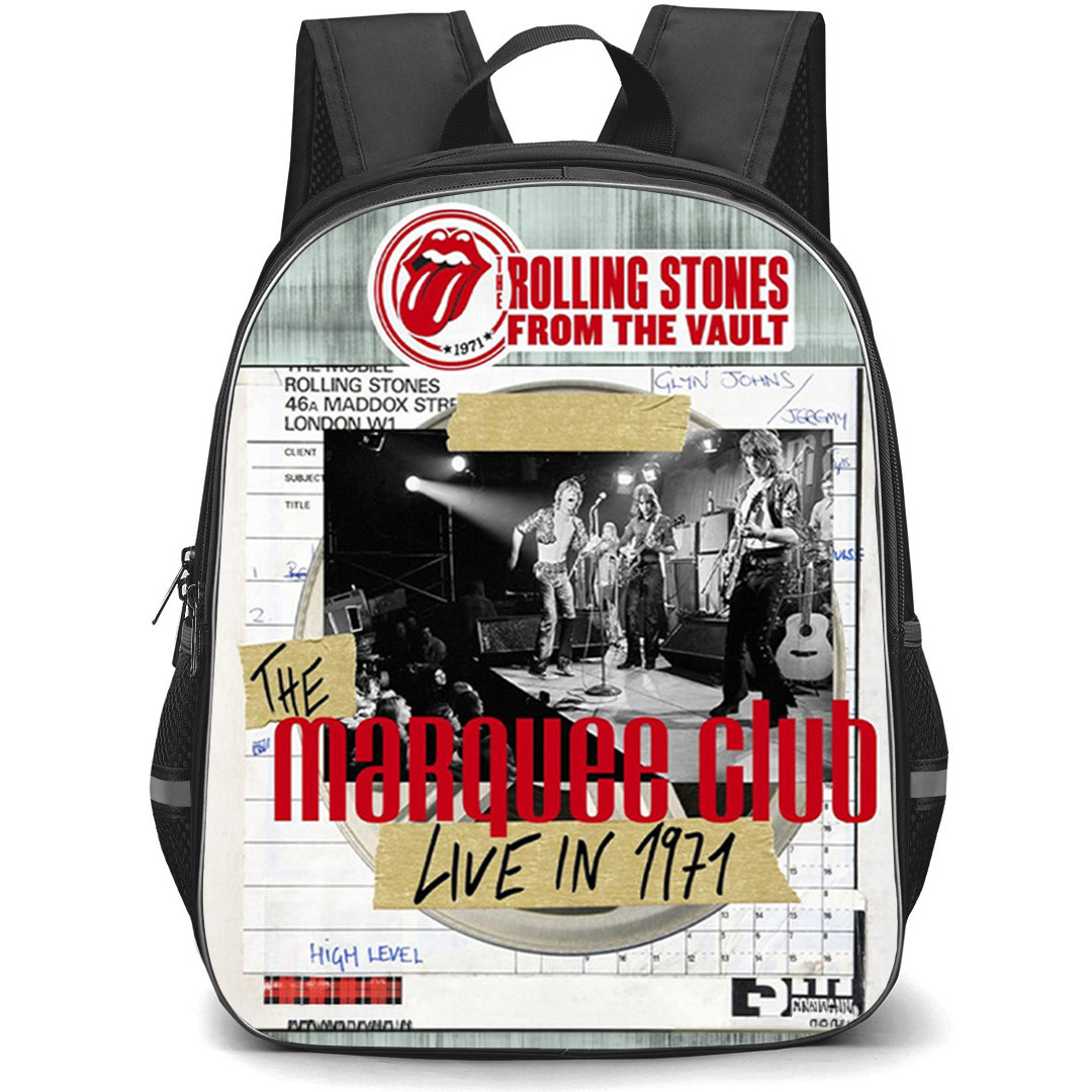 Mick Jagger Backpack School Bag StudentPack - Mick Jagger The Marquee Club Poster