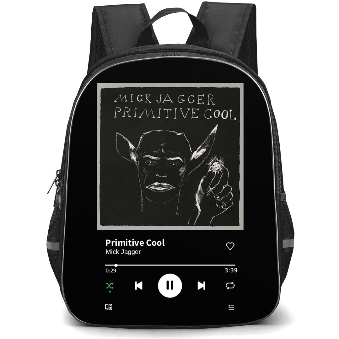 Mick Jagger Backpack School Bag StudentPack - Mick Jagger Primitive Cool Album Cover