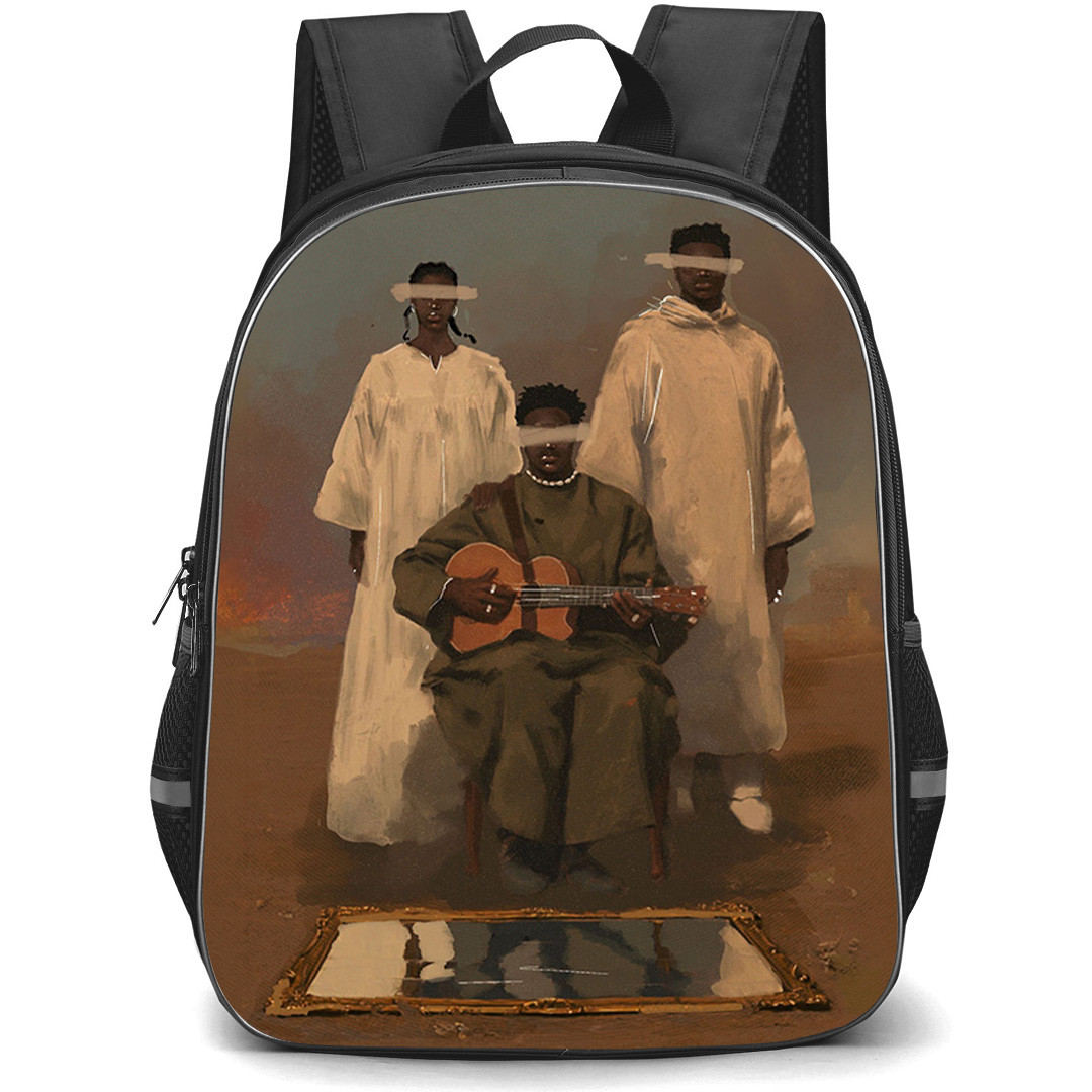 Mon Rovia Backpack School Bag StudentPack - Mon Rovia Act 3 The Dying of Self Album Cover Poster