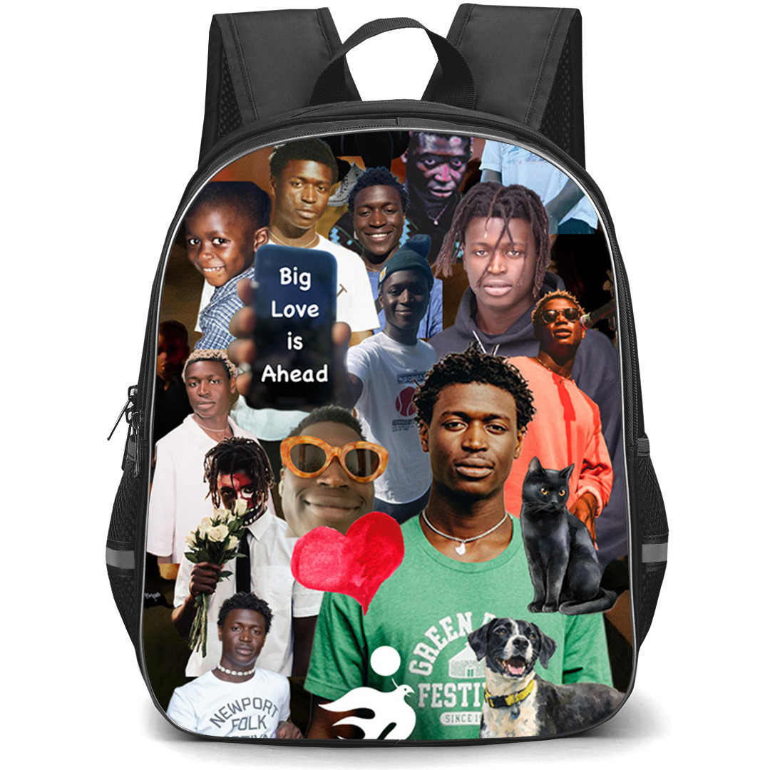 Mon Rovia Backpack School Bag StudentPack - Mon Rovia Collage Poster