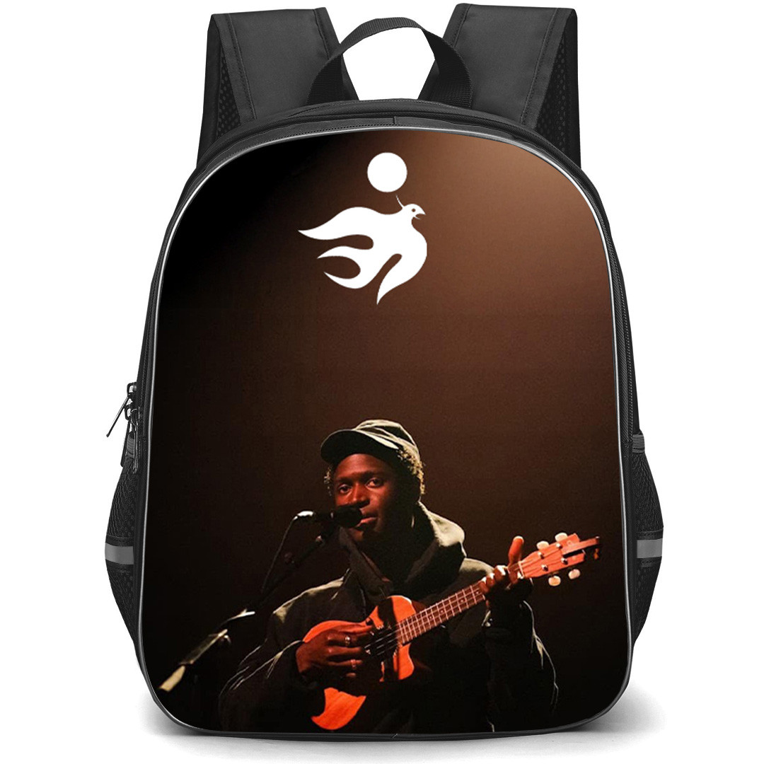 Mon Rovia Backpack School Bag StudentPack - Mon Rovia Performces On Stage Under Dimming Light